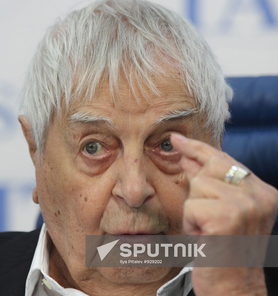 Taganka Theater Director Lubimov's news conference
