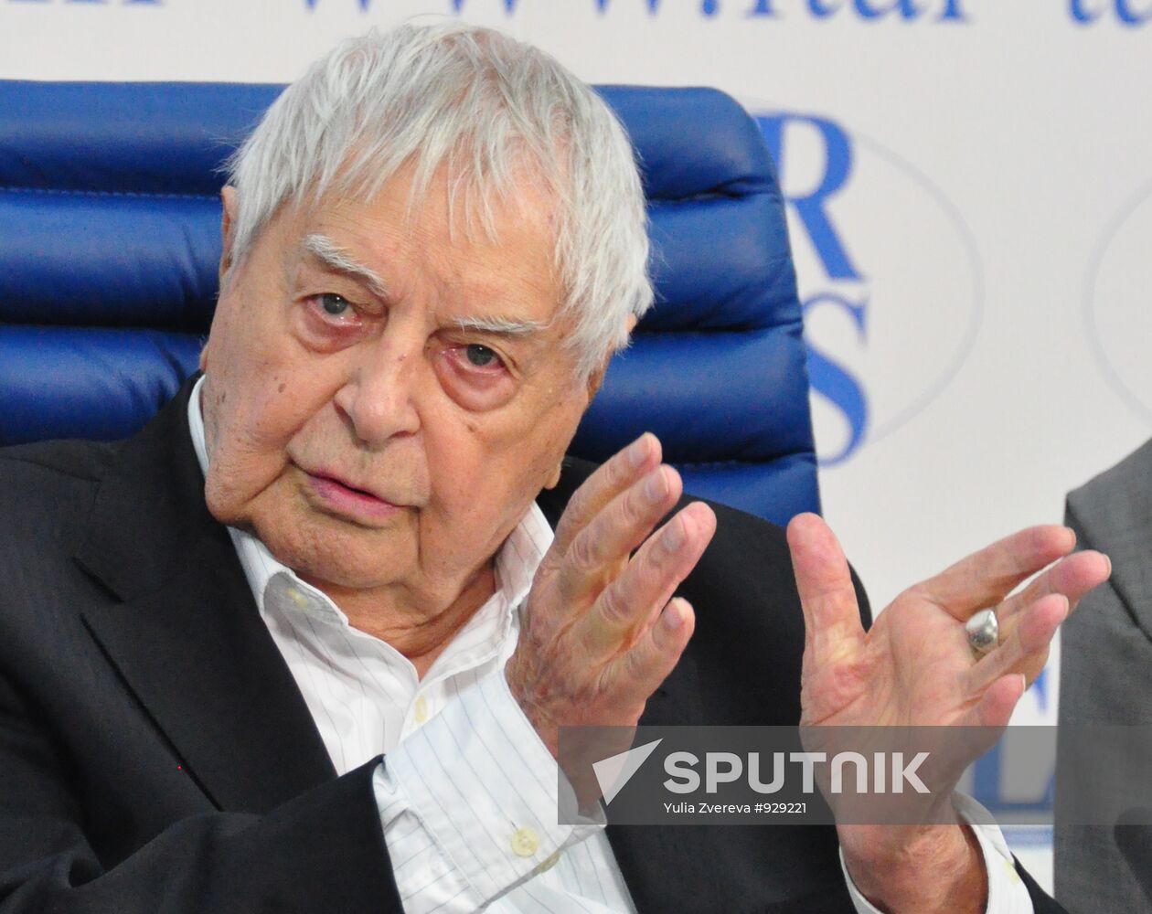Taganka Theater Director Lubimov's news conference