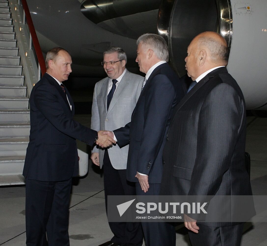Working visit of Vladimir Putin to Siberian Federal District