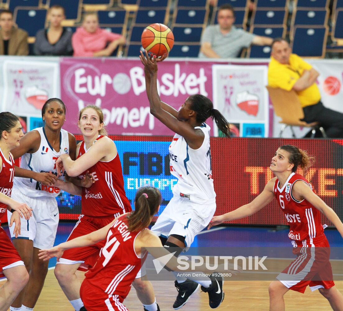 Basketball. European Championships. France - Turkey