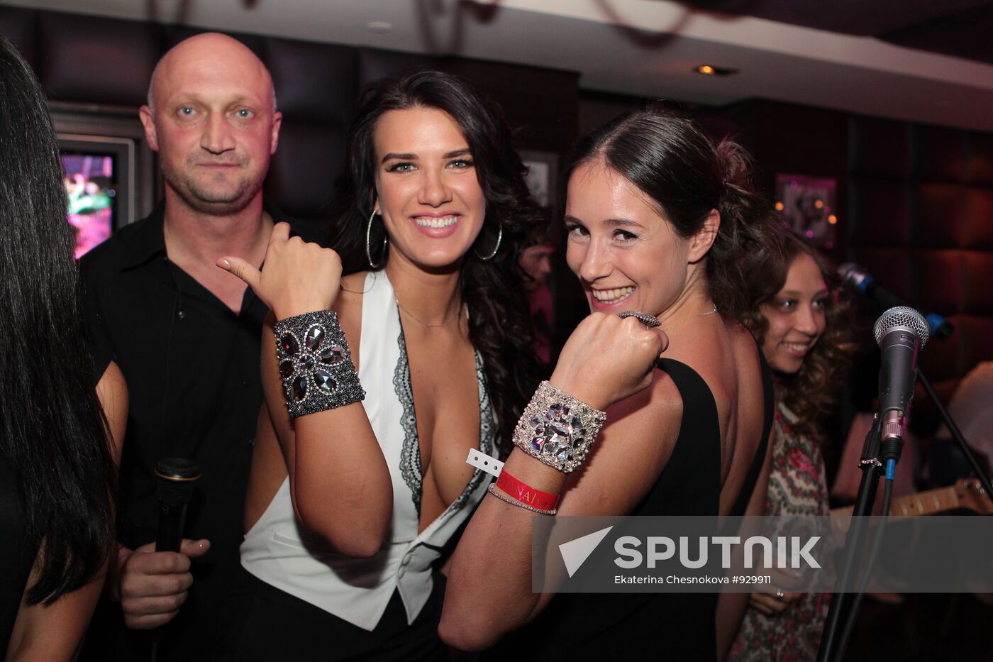 Gosha Kutsenko, Natalya Gulistaya and Olga Sutulova