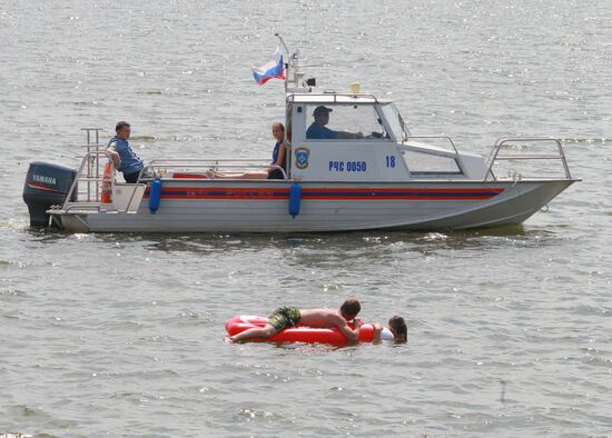 City residents rest in Moscow