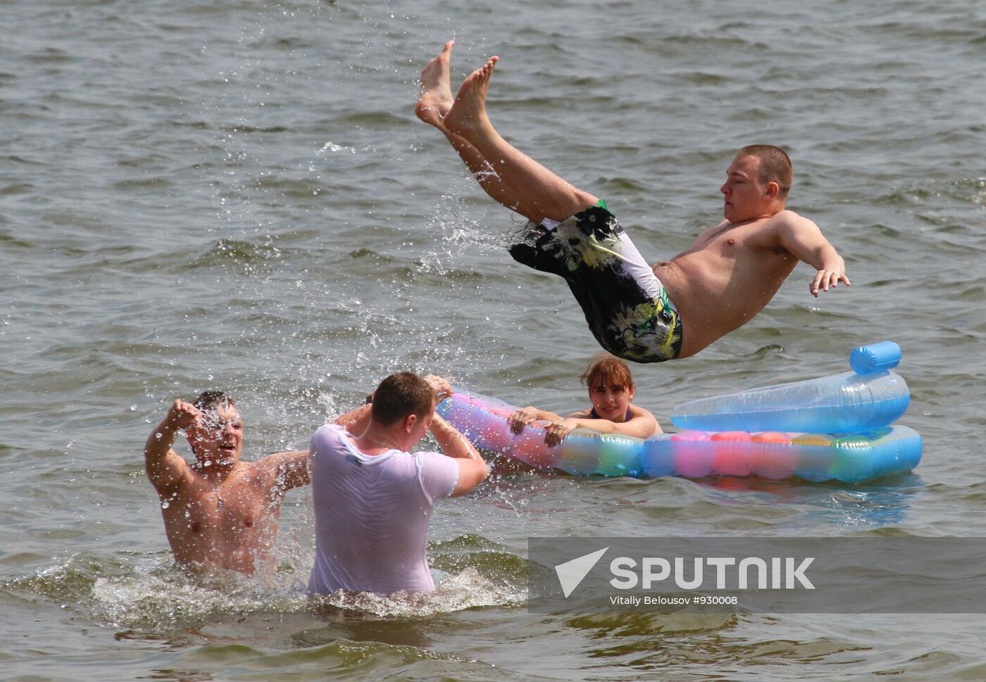 City residents rest in Moscow