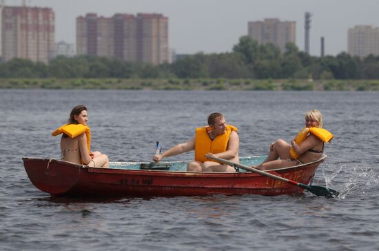 GIMS raid on Pirogovsky reservoir