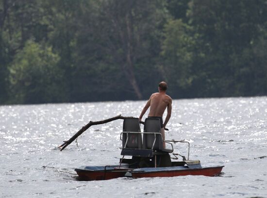 GIMS raid on Pirogovskoye reservoir