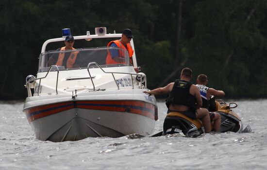 GIMS raid on Pirogovsky reservoir