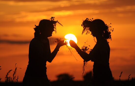 Ivan Kupala festival celebrated in Novgorod Region