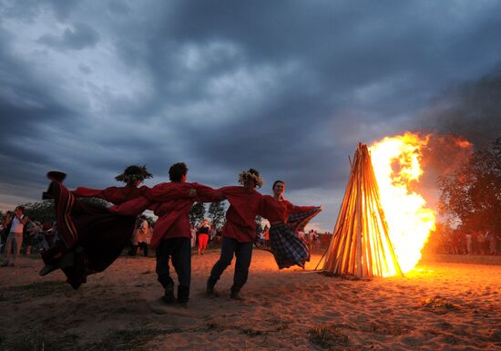 Ivan Kupala festival celebrated in Novgorod Region