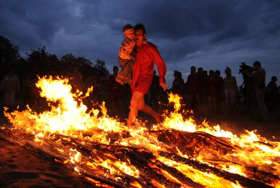 Ivan Kupala festival celebrated in Novgorod Region
