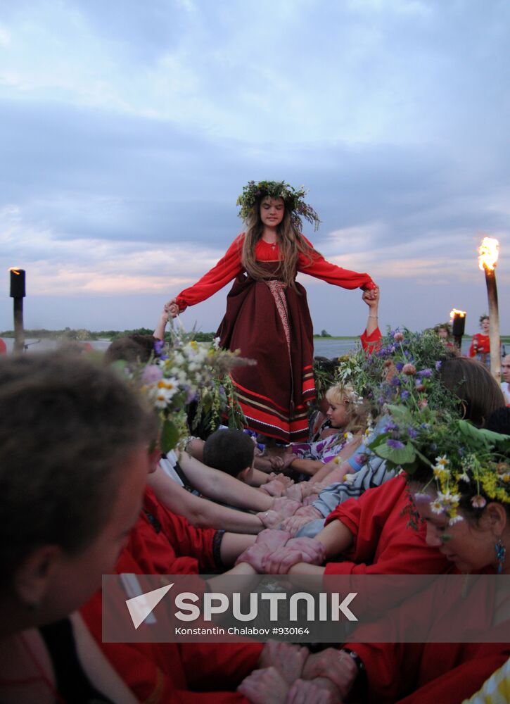 Ivan Kupala festival celebrated in Novgorod Region