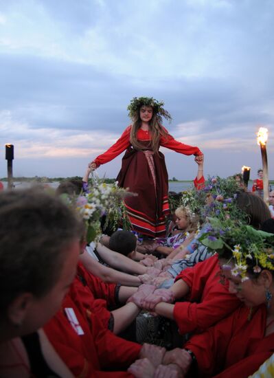Ivan Kupala festival celebrated in Novgorod Region