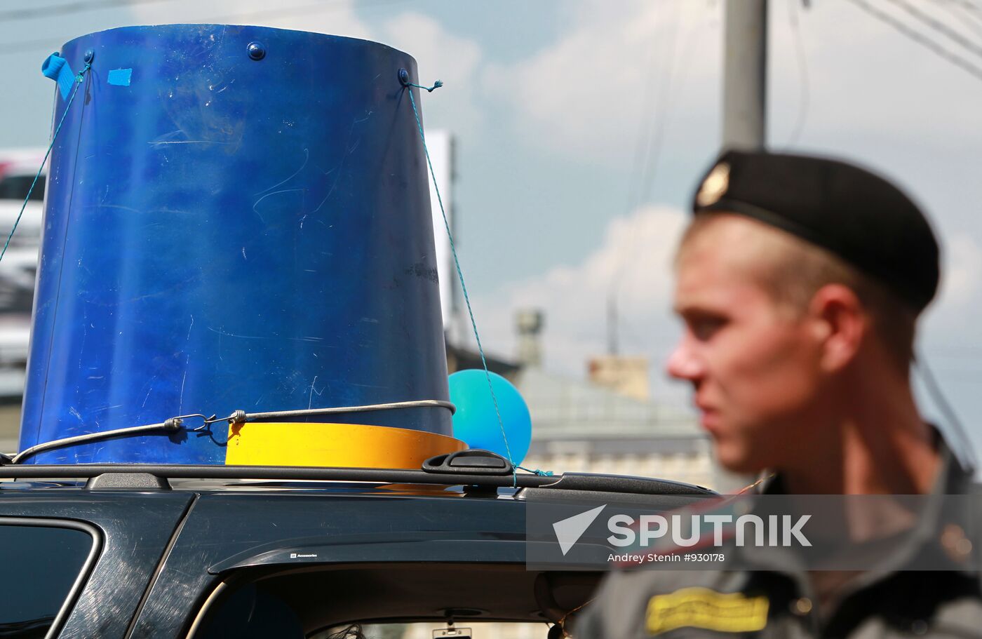 Blue Buckets movement rallies to mark traffic police anniversary