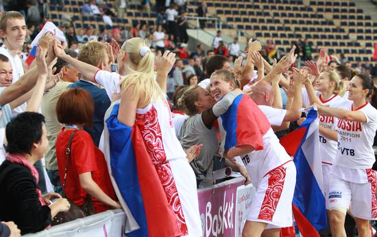 Basketball. European Championships. Final match. Russia - Turkey
