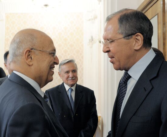 Sergei Lavrov meets with Nabil Shaath, Moscow