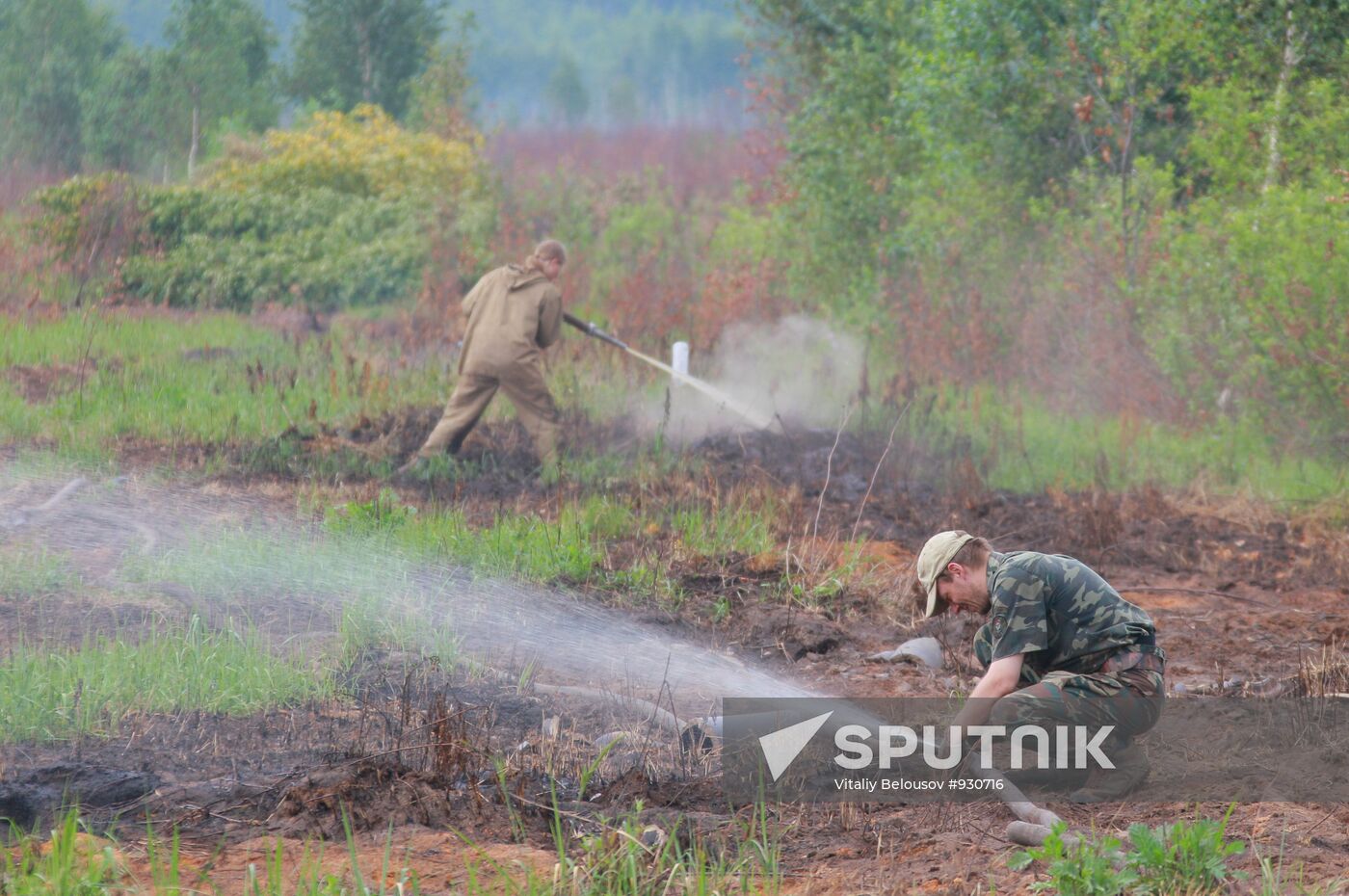 Crews extinguish peat fires in Vladimir Region