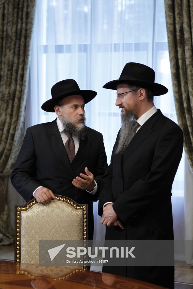 Berl Lazar and Alexander Boroda