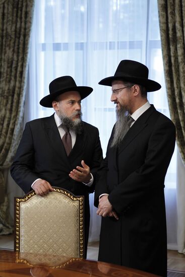 Berl Lazar and Alexander Boroda