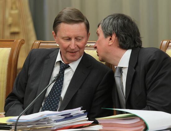 Sergei Ivanov and Igor Sechin