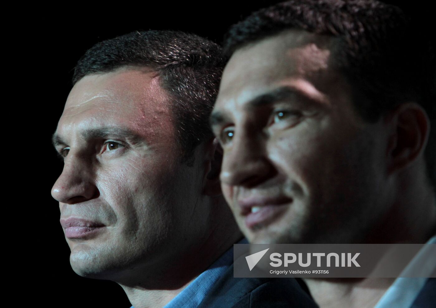 Press conference of boxers Vitaly and Vladimir Klitshko