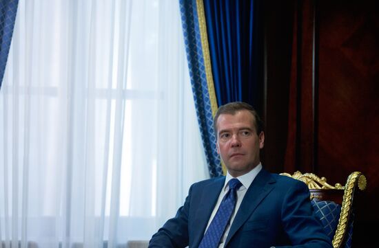 Dmitry Medvedev meets with Berl Lazar and Alexander Boroda