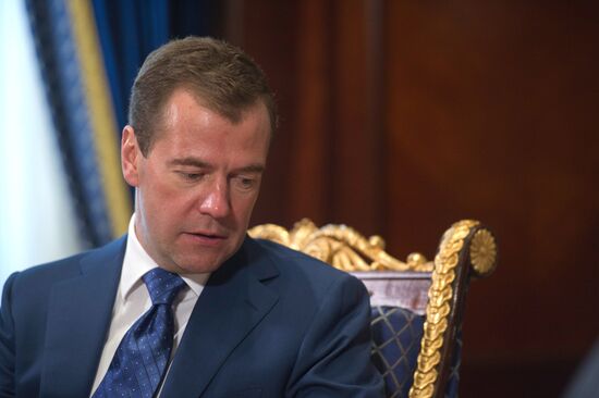 Dmitry Medvedev meets with Berl Lazar and Alexander Boroda