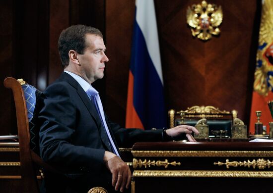 Dmitry Medveedev meets with Tatyana Golikova