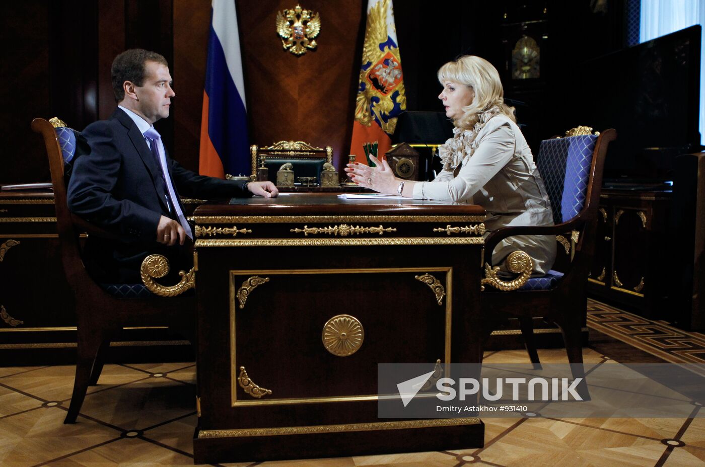 Dmitry Medveedev meets with Tatyana Golikova