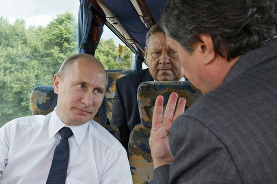 Putin's working visit to Northwestern Federal District