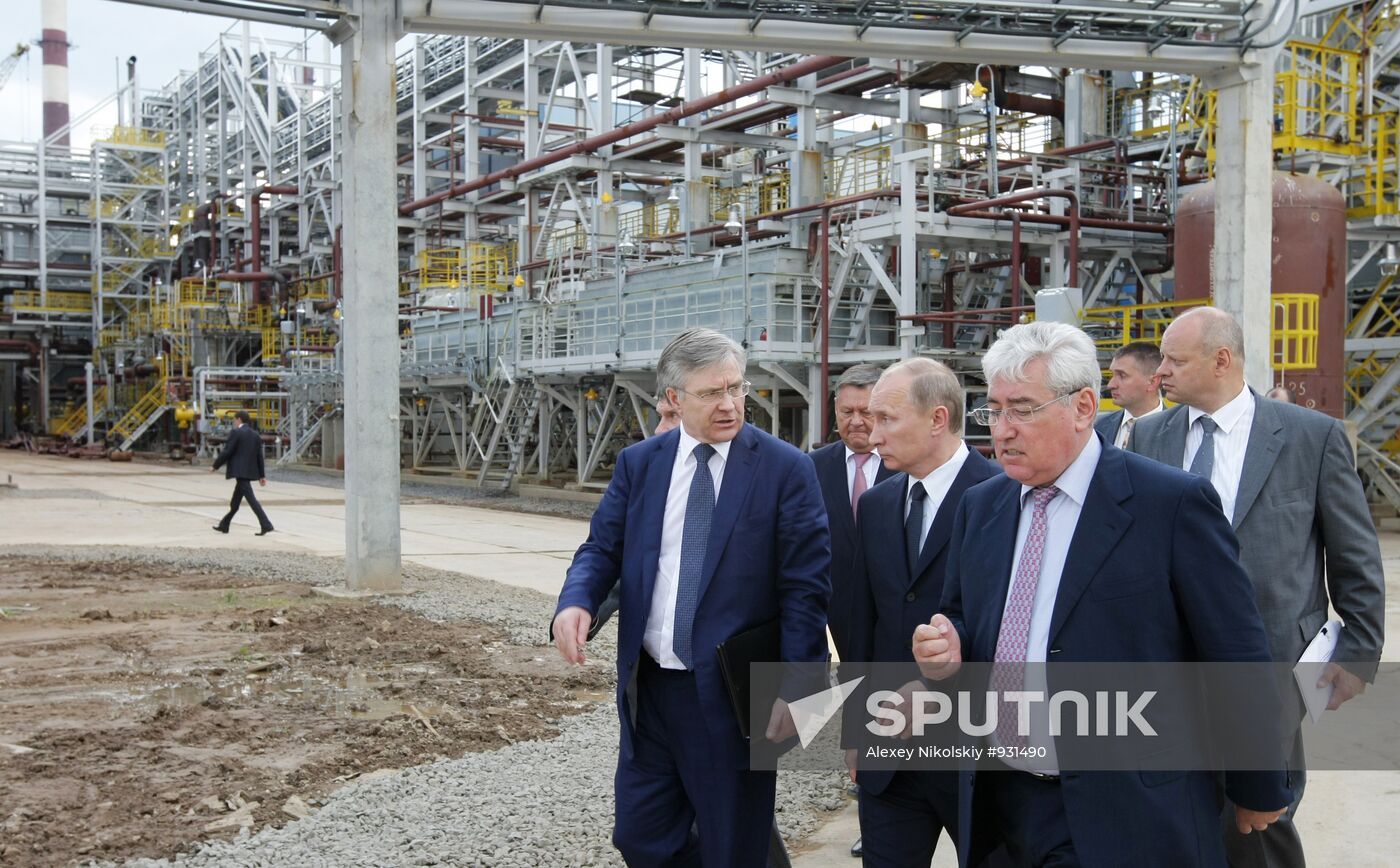 Putin's working visit to Northwestern Federal District