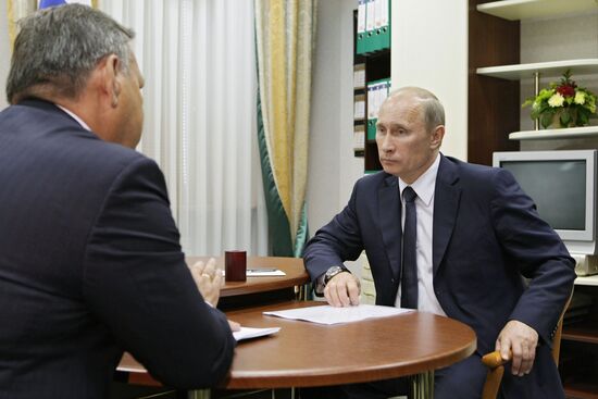 Putin's working visit to Northwestern Federal District