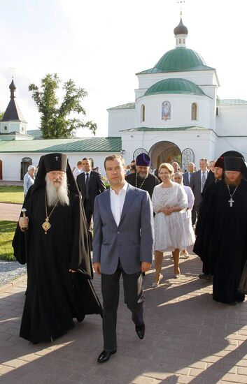 President Medvedev, First Lady visit Murom