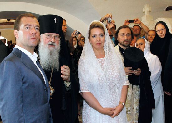 President Medvedev, First Lady visit Murom