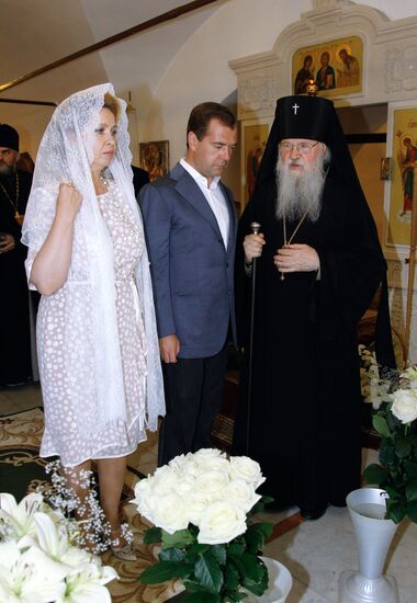President Medvedev, First Lady visit Murom
