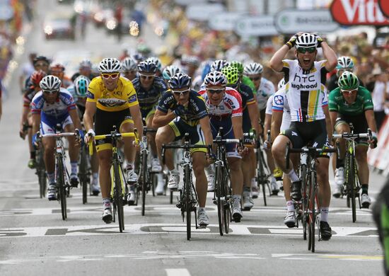 Cycling. "Tour de France - 2011". Seventh stage