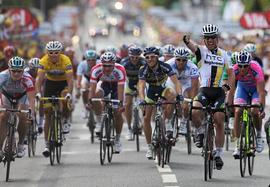 Cycling. "Tour de France - 2011". Seventh stage