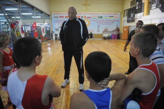 Nikolai Valuyev in a film "The Old Clock"