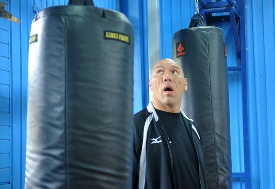 Nikolai Valuyev in a film "The Old Clock"