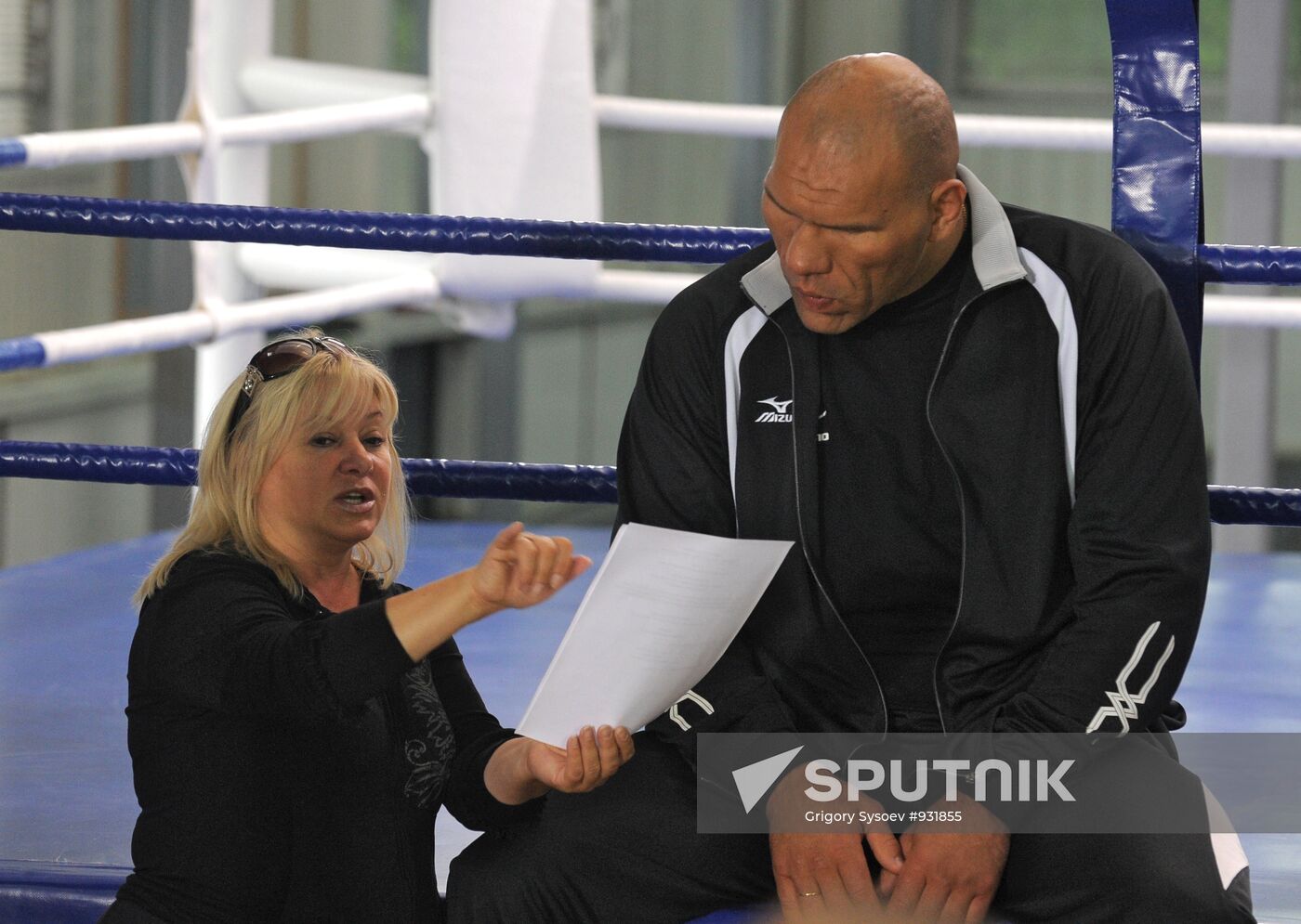 Nikolai Valuyev in a film "The Old Clock"