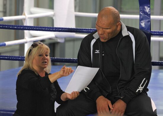 Nikolai Valuyev in a film "The Old Clock"