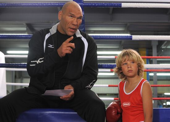 Nikolai Valuyev in a film "The Old Clock"
