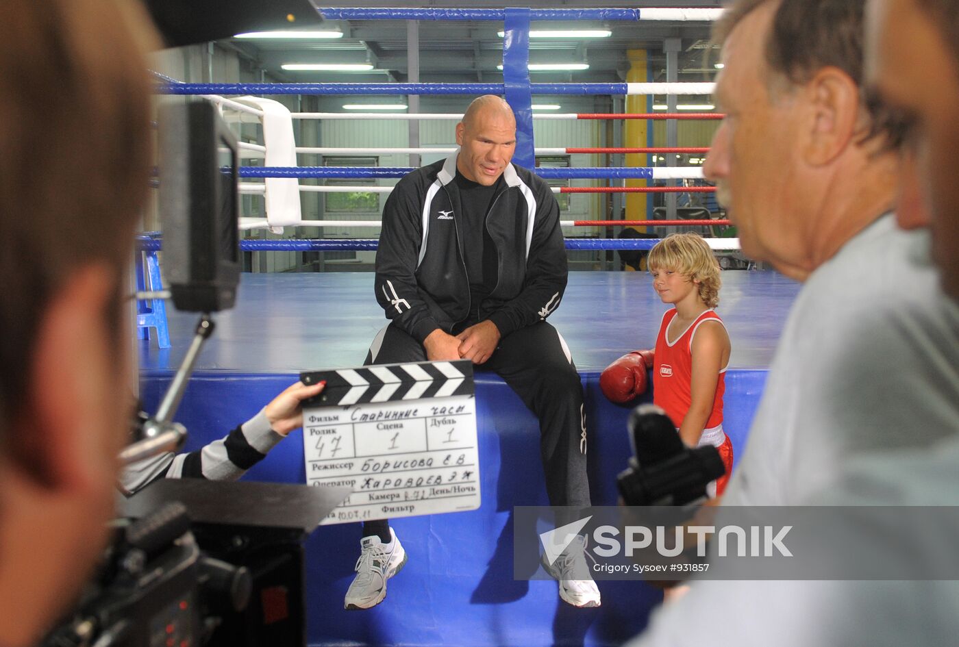 Nikolai Valuyev in a film "The Old Clock"