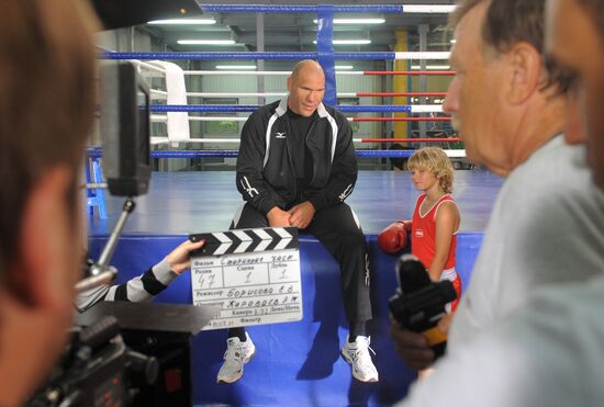 Nikolai Valuyev in a film "The Old Clock"