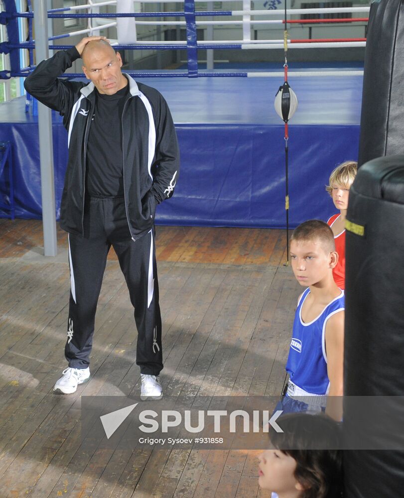 Nikolai Valuyev in a film "The Old Clock"