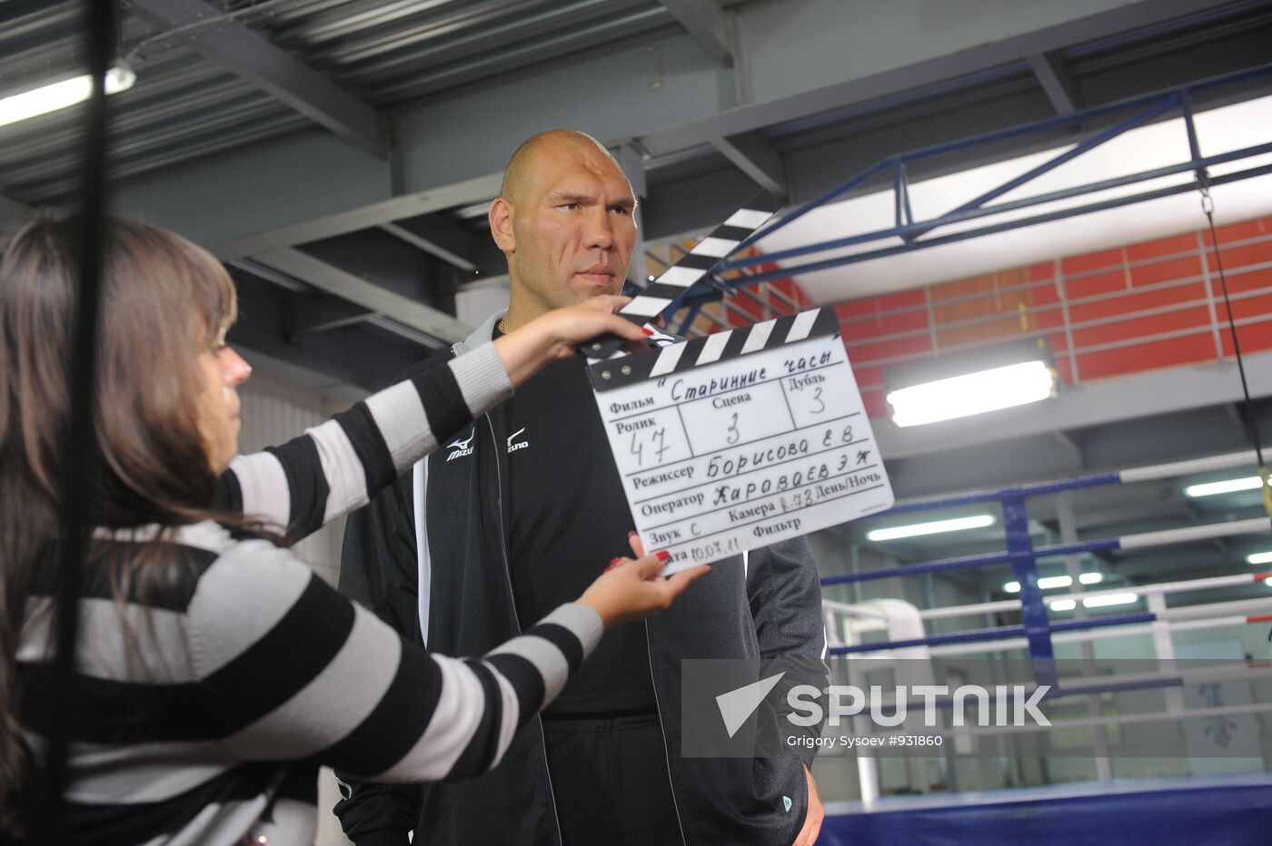 Nikolai Valuyev in a film "The Old Clock"