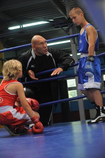 Nikolai Valuyev in a film "The Old Clock"