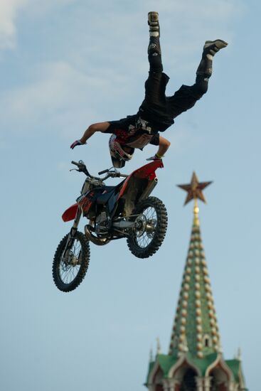 Motorsport. Start of rally-ride "Silk Way"