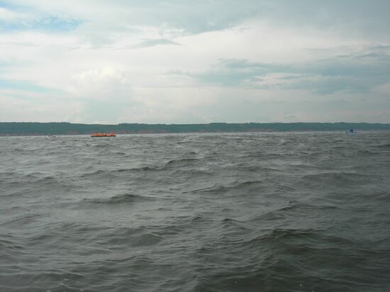 Pleasure boat "Bulgaria" sinks on Volga river