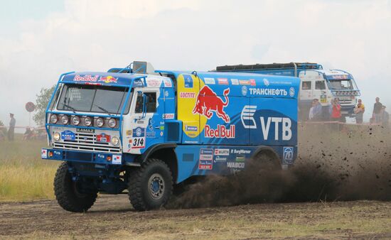 Motorsport. Start of rally-ride "Silk Way" in Tula region