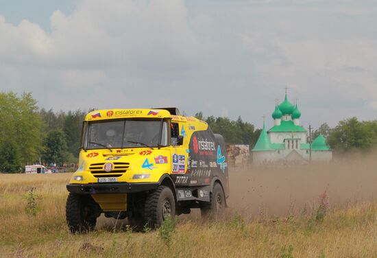 Motorsport. Start of rally-ride "Silk Way" in Tula region