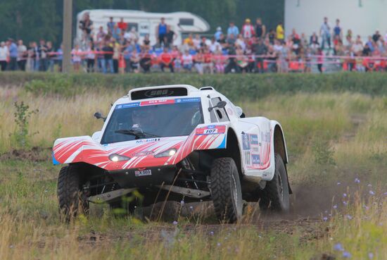 Motorsport. Start of rally-ride "Silk Way" in Tula region